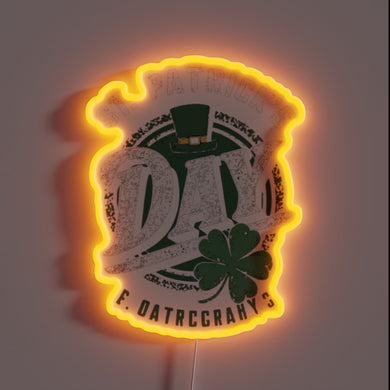 Vintage Retro Irish Decorative Neon Sign for Saint Patrick's Day
