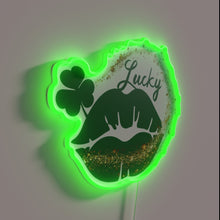 Load image into Gallery viewer, Emerald Isle Celebration St Patrick&#39;s Day RGB Neon Sign Display