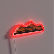Load image into Gallery viewer, Vintage-style neon sign for the iconic Staten Island Ferry logo
