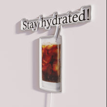 Load image into Gallery viewer, Stay Hydrated with Rum and Coke RGB Neon Bar Sign