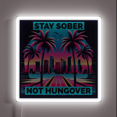 Motivational Recovery Sign for Sobriety and Morning Motivation Encouragement