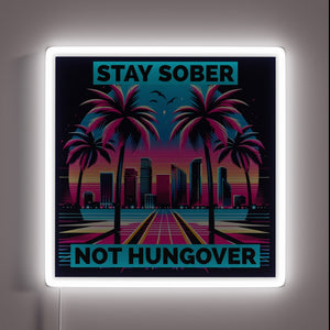 Motivational Recovery Sign for Sobriety and Morning Motivation Encouragement