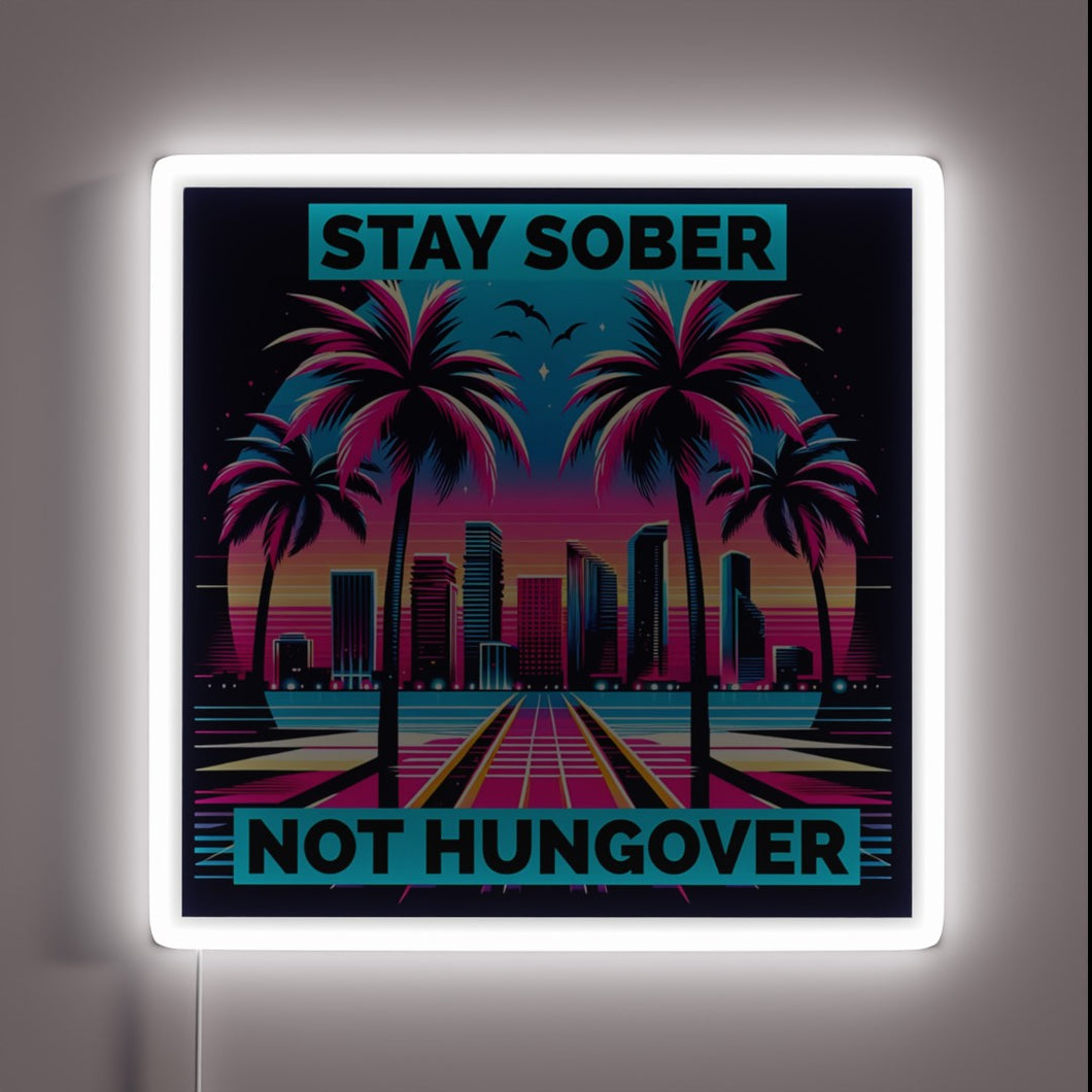 Motivational Recovery Sign for Sobriety and Morning Motivation Encouragement