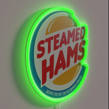 Load image into Gallery viewer, Steamed Ham&#39;s office comedy scene neon art wall decoration