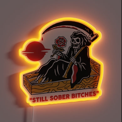 Recovery and Sobriety Motivation with Vibrant AA NA Inspired Sign