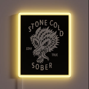 Recovery Motivation with Neon LED Signs for Sobriety Support Centers