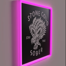 Load image into Gallery viewer, Neon Motivational Sign for AA and NA Recovery Meetings Support