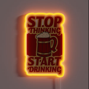 Eye-catching RGB Neon Sign Encourages Partygoers to Let Loose Instantly