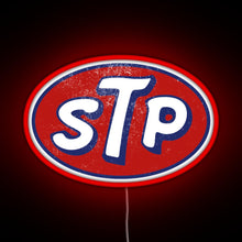 Load image into Gallery viewer, STP March Logo Vintage RGB neon sign red