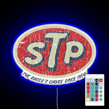 Load image into Gallery viewer, STP Racer s Choice 1954 RGB neon sign remote