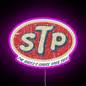 STP Racer s Choice 1954 RGB neon sign  pink