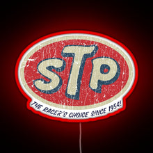 Load image into Gallery viewer, STP Racer s Choice 1954 RGB neon sign red
