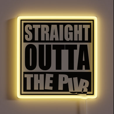Brighten up your bar with this funky beer sign.