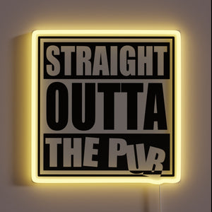 Brighten up your bar with this funky beer sign.