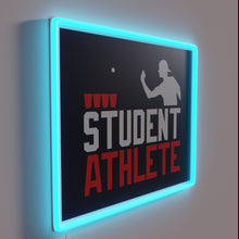 Load image into Gallery viewer, Neon NCAA Student Athlete Beer Pong Championship Trophy Sign Decoration