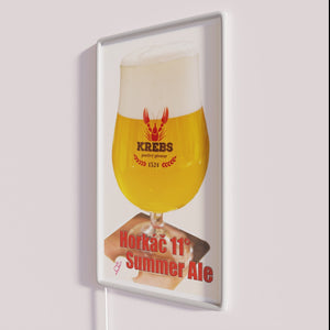 Vibrant RGB Neon Summer Beer Sign Perfect for Home Bars Parties