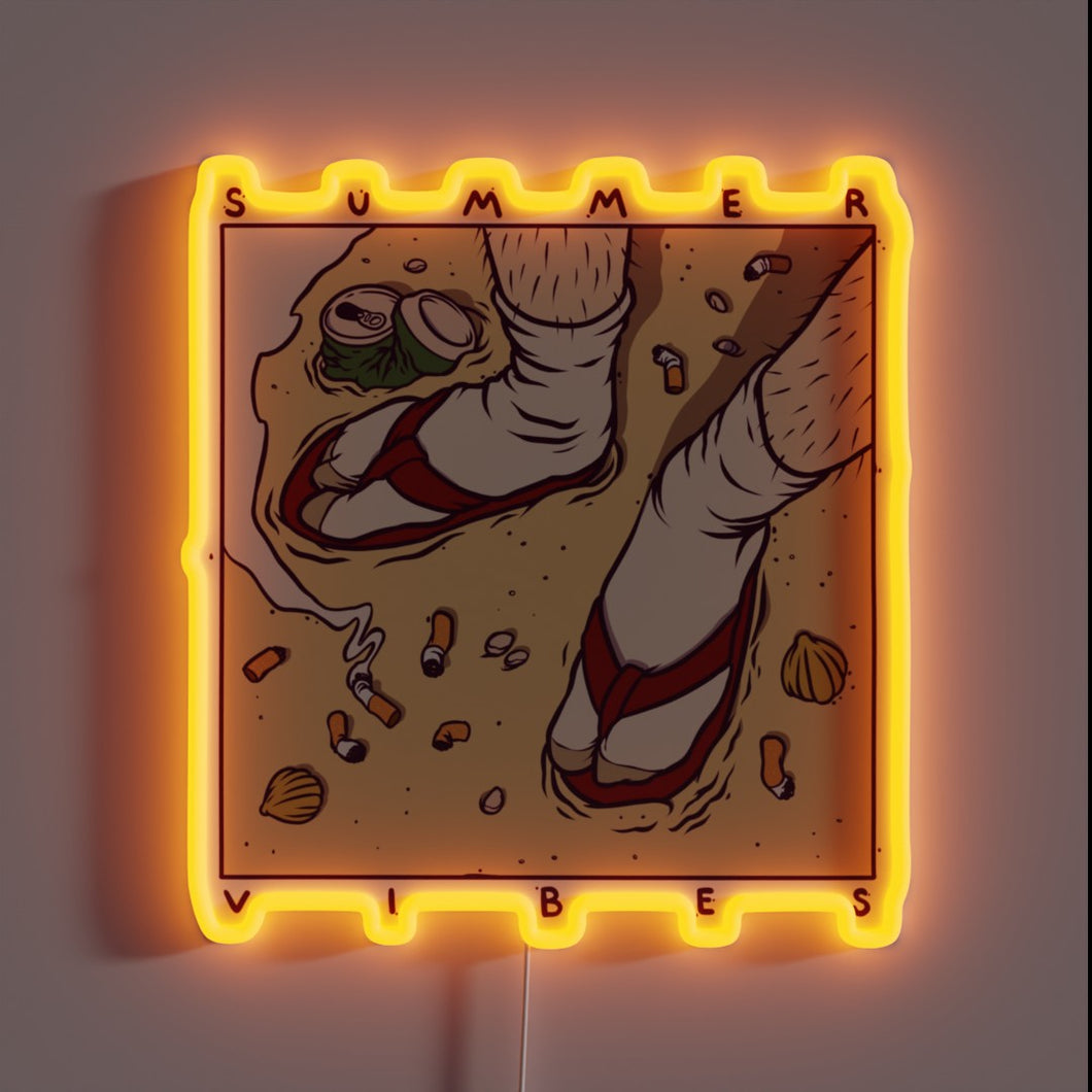 Add radiant summer fun to any room with this sign.