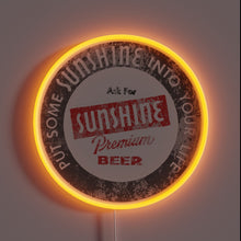 Load image into Gallery viewer, Eye-catching LED Sign Featuring Vibrant Colors and Beer Logo Design