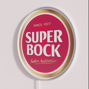 Super Bock Since 1927 Authentic Portuguese Beer Sign Logo Neon