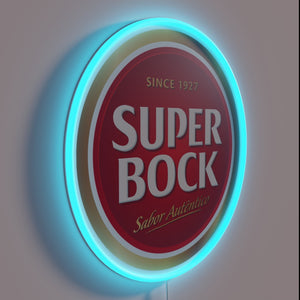 Vintage Super Bock since 1927 Portuguese beer logo neon sign