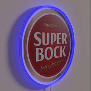 Super Bock Since 1927 Brand Logo RGB Neon Sign Display