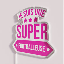 Load image into Gallery viewer, Neon Sports Decorations for Football Fans with Colorful Lighting Options