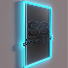 Load image into Gallery viewer, Electric Glow Neon Sign in Bright Super Sports Color Scheme