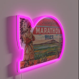 Vintage Superfine Brewery Neon Sign from Classic Defunct Wisconsin Breweries