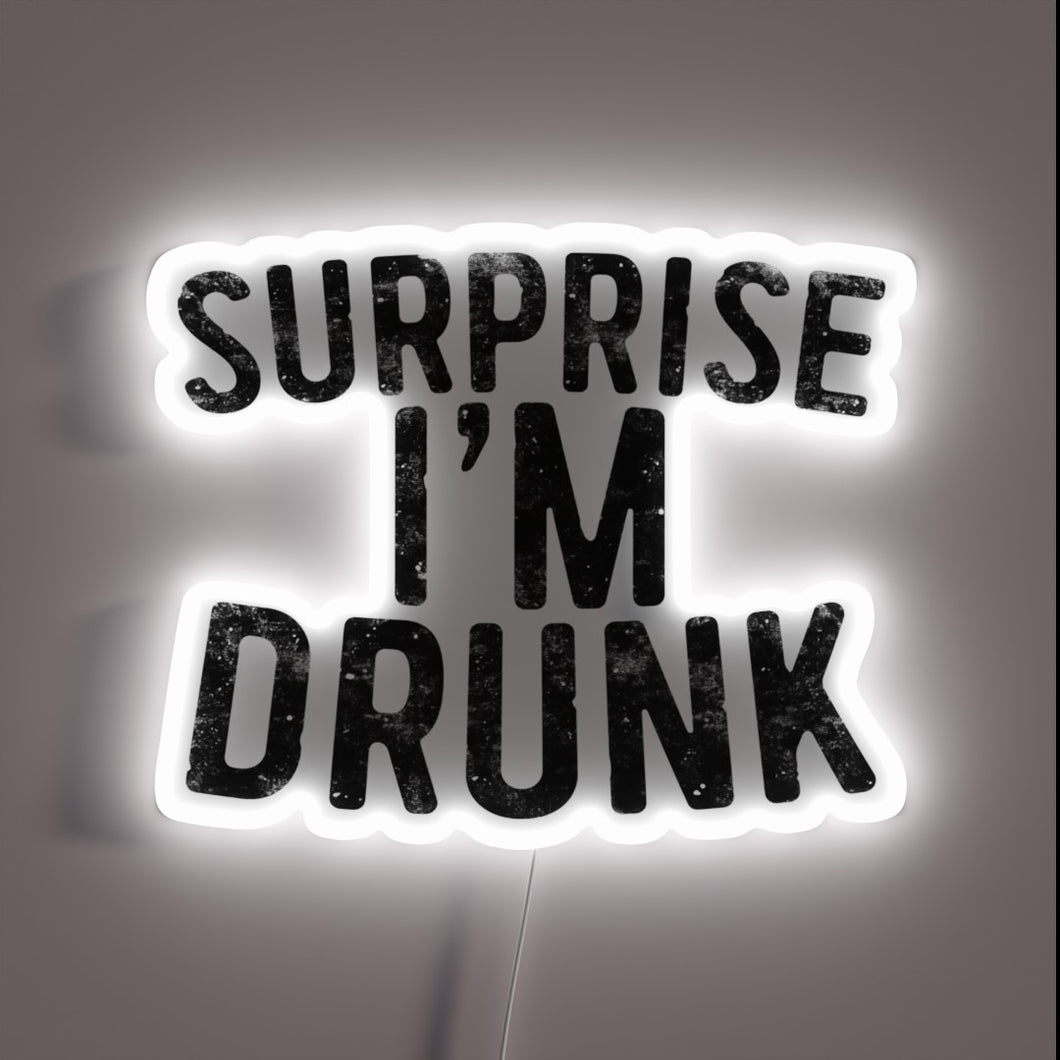 Add a humorous touch to your space with this sign.