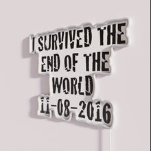 Load image into Gallery viewer, Vintage USA Election Survival Neon Sign Retro Post-Apocalyptic Humor Nostalgia Gift