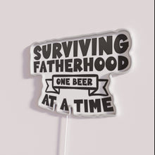 Load image into Gallery viewer, Neon sign decor for dads embracing parenthood with humorous humor