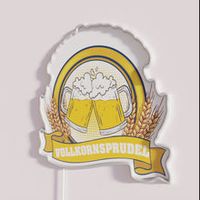 Load image into Gallery viewer, Neon Swabian Whole Grain Pride Symbolic Retro Style Illuminated Sign.