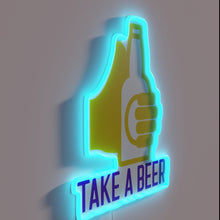Load image into Gallery viewer, Neon Beer Sign for Home Bar Decor and Party Fun