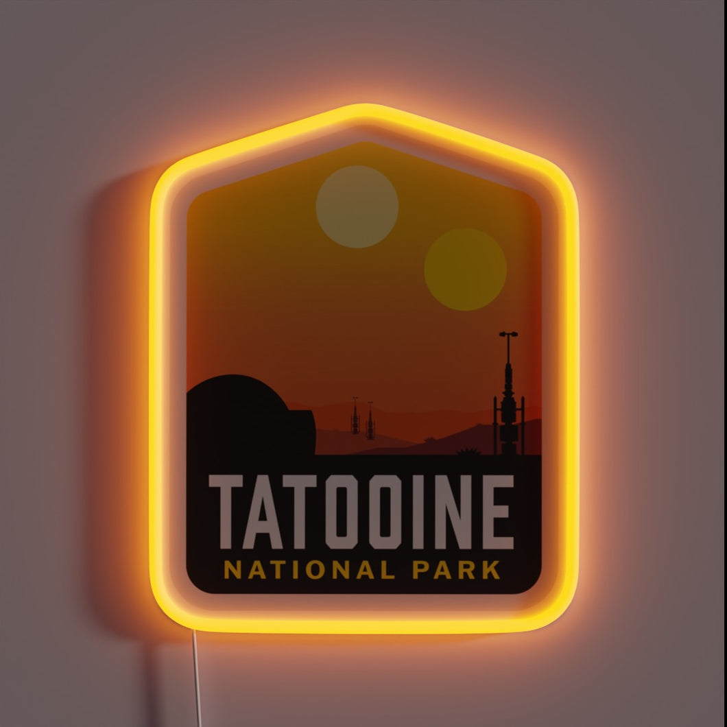 tatooine neon signs ade with RGB LED