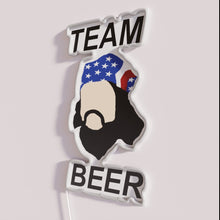 Load image into Gallery viewer, RGB Neon Team Beer Bar Pub Decor Wall Sign Lighting
