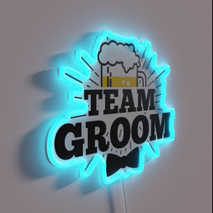 Customizable Neon Sign for Bachelorette Parties and Events with RGB Lighting