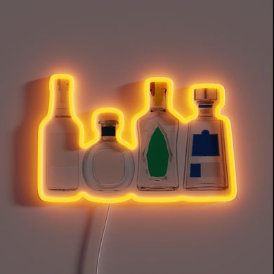Add a vibrant touch to your bar with this tequila bottle.