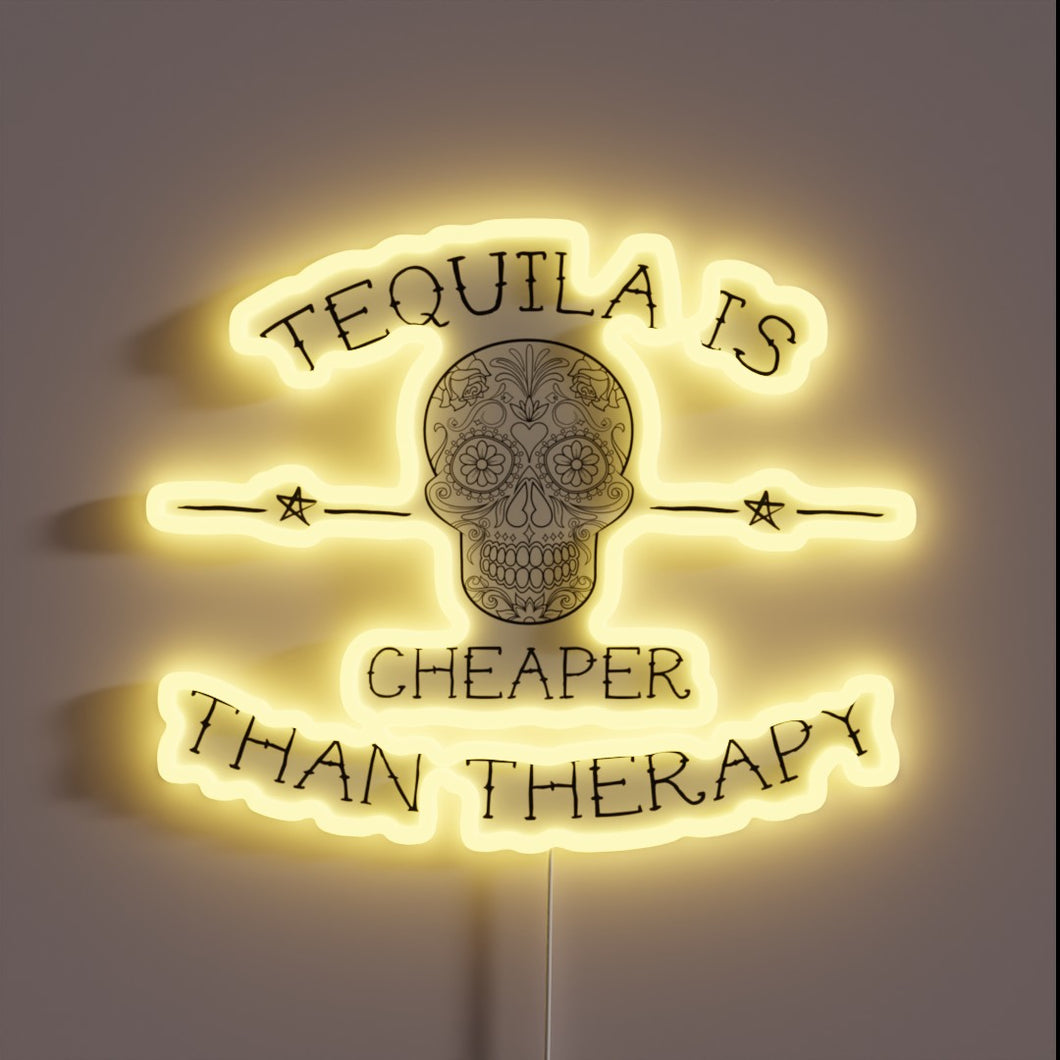Whiskey Wisdom: Embracing Liquid Therapy Over Couch Therapy Sign