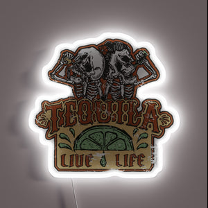Add a vibrant touch to your nightlife with this sign.