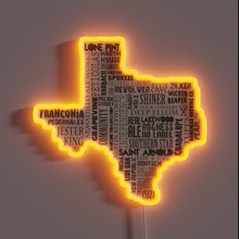 Load image into Gallery viewer, Neon Sign for Beer Enthusiasts with Texas State Pride Logo