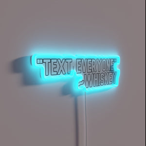 Whiskey Lovers Unite with Vibrant RGB Neon Bar Sign Lighting