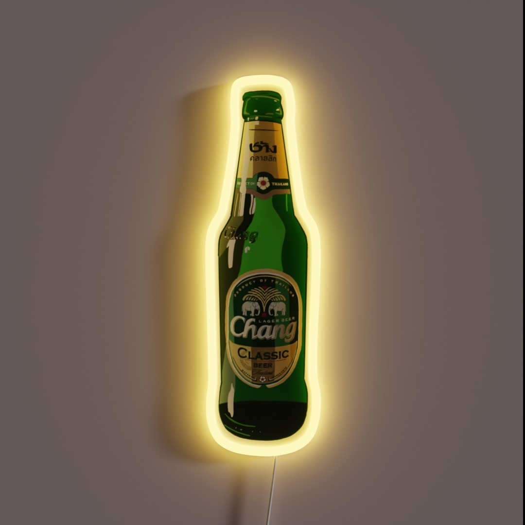 Thailand Chang Beer Bottle Rgb Led Sign – Neon Factory