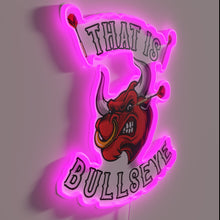 Load image into Gallery viewer, Dartboard Inspired Bullseye Eye Catching RGB Neon Bar Sign Decoration