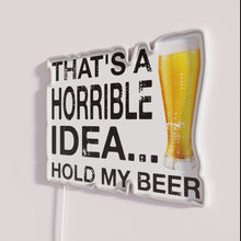 Load image into Gallery viewer, Amusing Drinking Humor Neon Wall Sign with Funny RGB Lighting