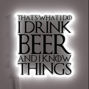 Neon Sign: Wise Crackers and Beer Lovers Unite with This Sign