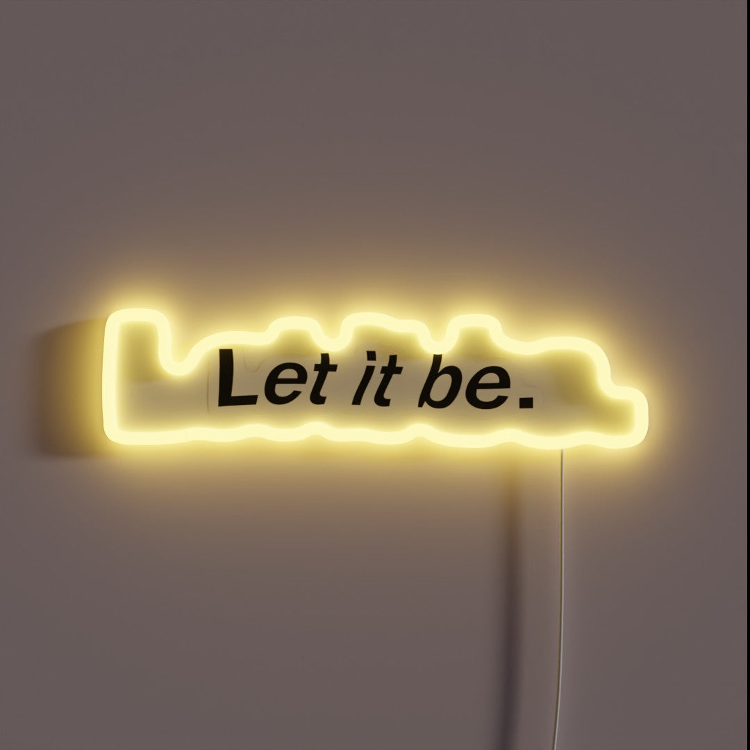 The Beatles Let It Be Rgb Led Sign – Neon Factory