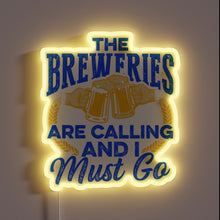 Load image into Gallery viewer, Indoor home brewery decor with colorful RBG beer brewing sign