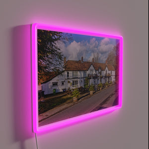 Vibrant The Duke at Bratton RGB illuminated bar pub sign.