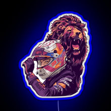 Load image into Gallery viewer, The Dutch Lion 33 RGB neon sign blue