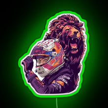 Load image into Gallery viewer, The Dutch Lion 33 RGB neon sign green